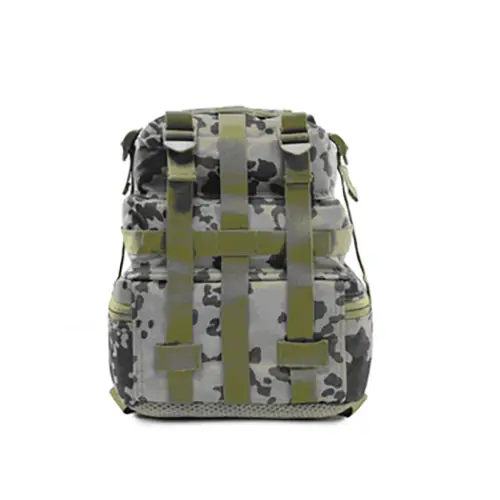 Camouflage Tactical Backpack – Multi-Compartment MOLLE Rucksack for Outdoor Use